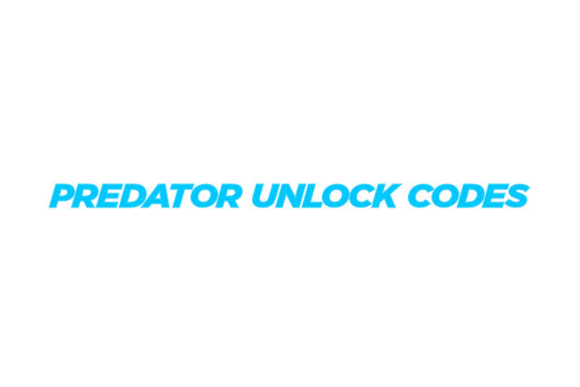Predator Unlock Codes
