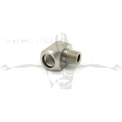 EL-VM-ZF - 98 Degree Elbow 1/8" NPT Male to 3/8" Female LP Adaptor