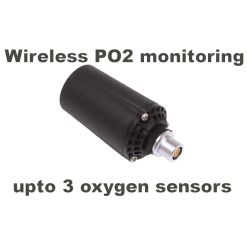 Wireless PO2 monitoring up to three oxygen sensors