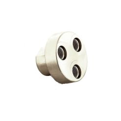 MB-Z3  3-Way Y Block Adapter with 1 x 9/16" Female (In) and 3 x 3/8" Female (Out)