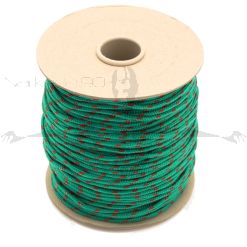 100m Coil Coloured Line Spool - Green & Red