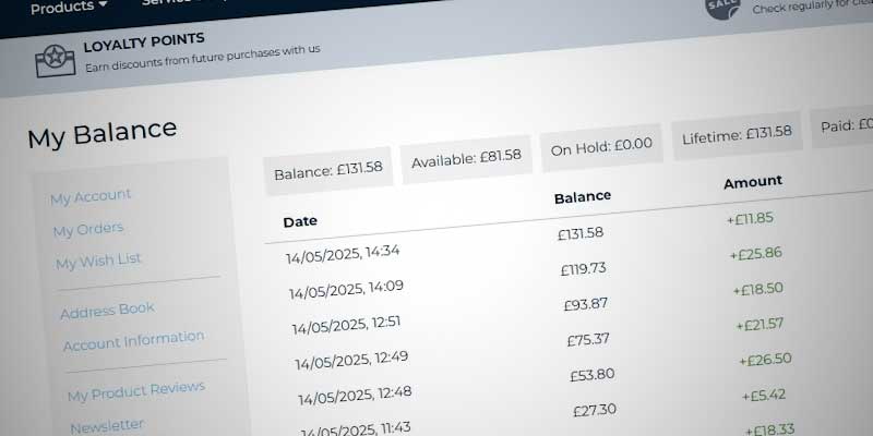 Check your balance